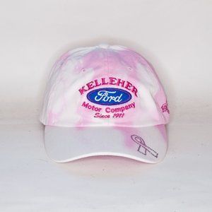 Ford Motor Breast Cancer Awareness Custom Faded Hat